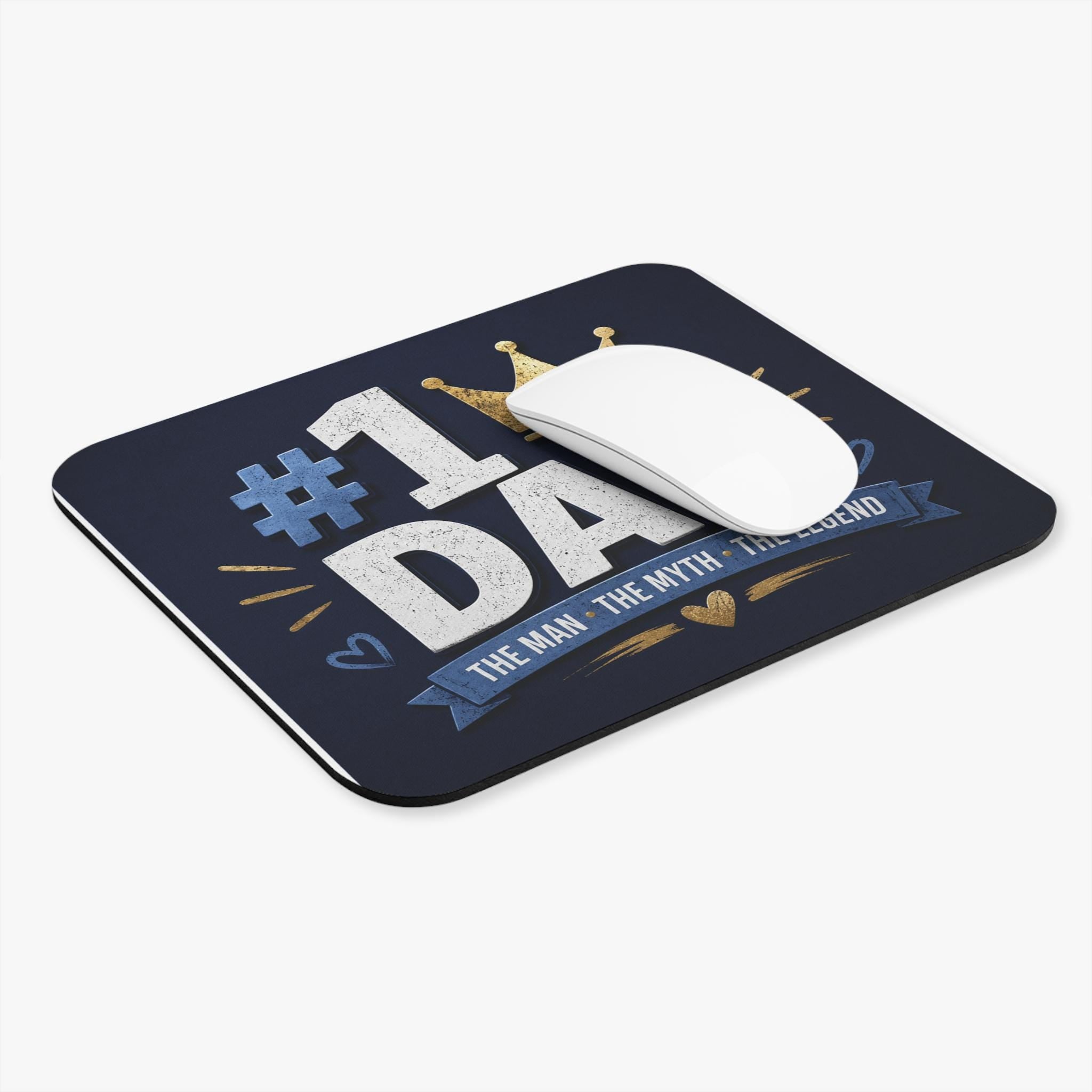 A #1 Dad Mouse Pad | The Man The Myth The Legend, Rectangle